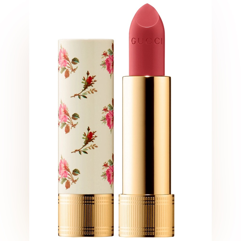 Gucci
Sheer Lipstick.                Color:201 The Painted Veil - rosewood sheer